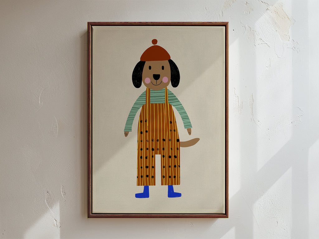 Little Scout Framed Canvas