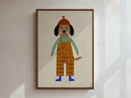 Little Scout Framed Canvas