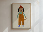 Little Scout Framed Canvas