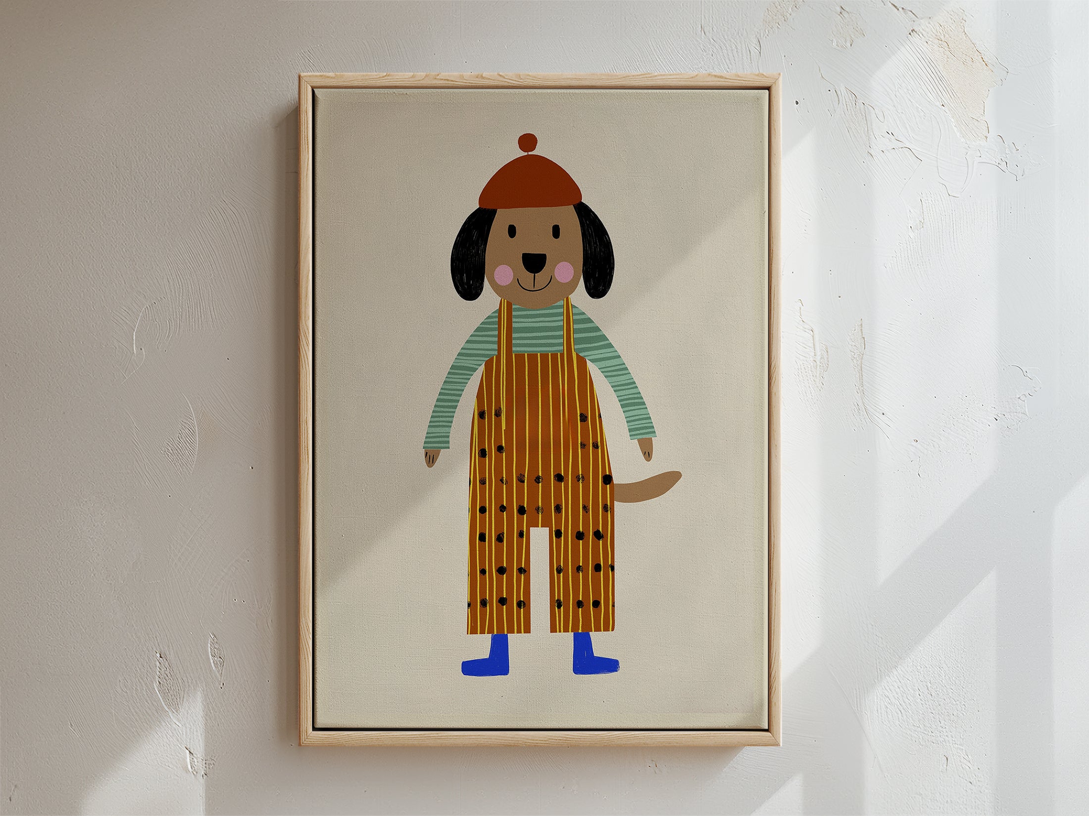 Little Scout Framed Canvas