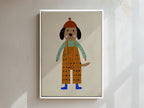 Little Scout Framed Canvas
