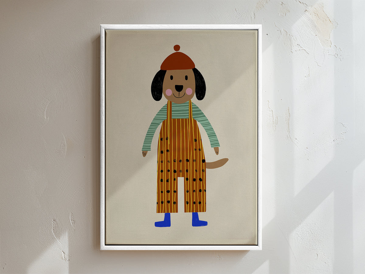 Little Scout Framed Canvas