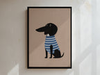 Mr Pickles Framed Canvas