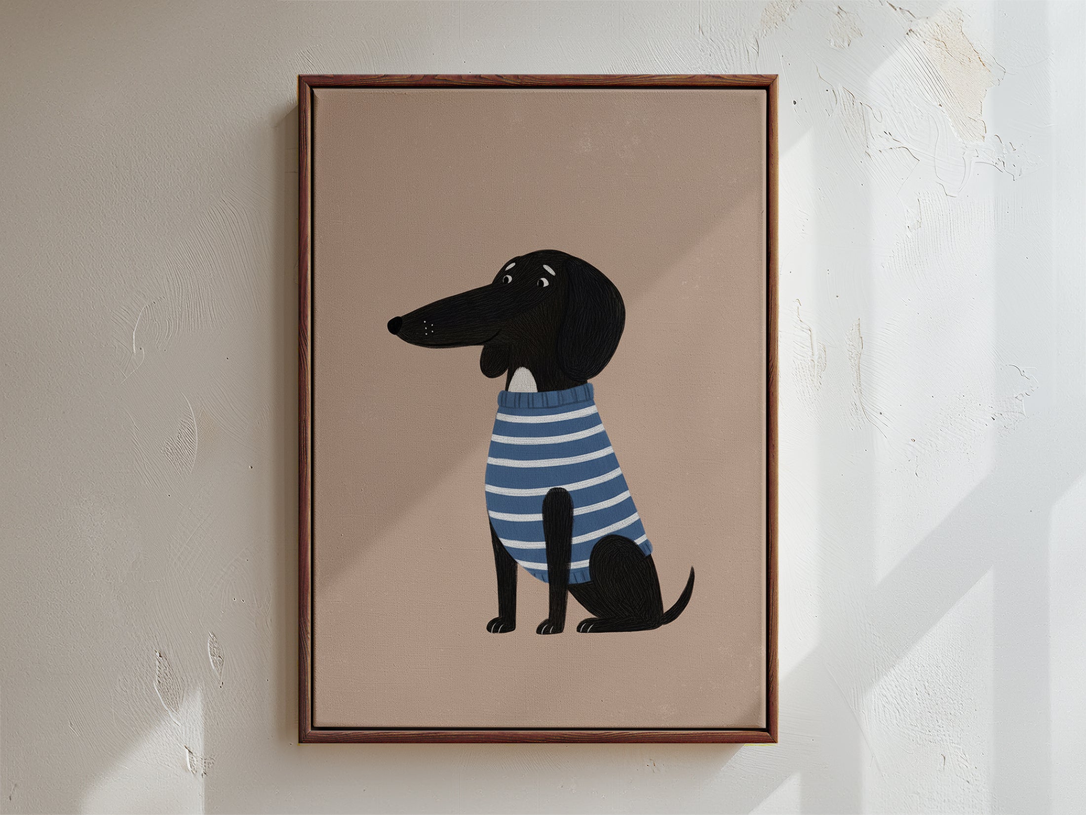Mr Pickles Framed Canvas