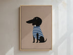 Mr Pickles Framed Canvas