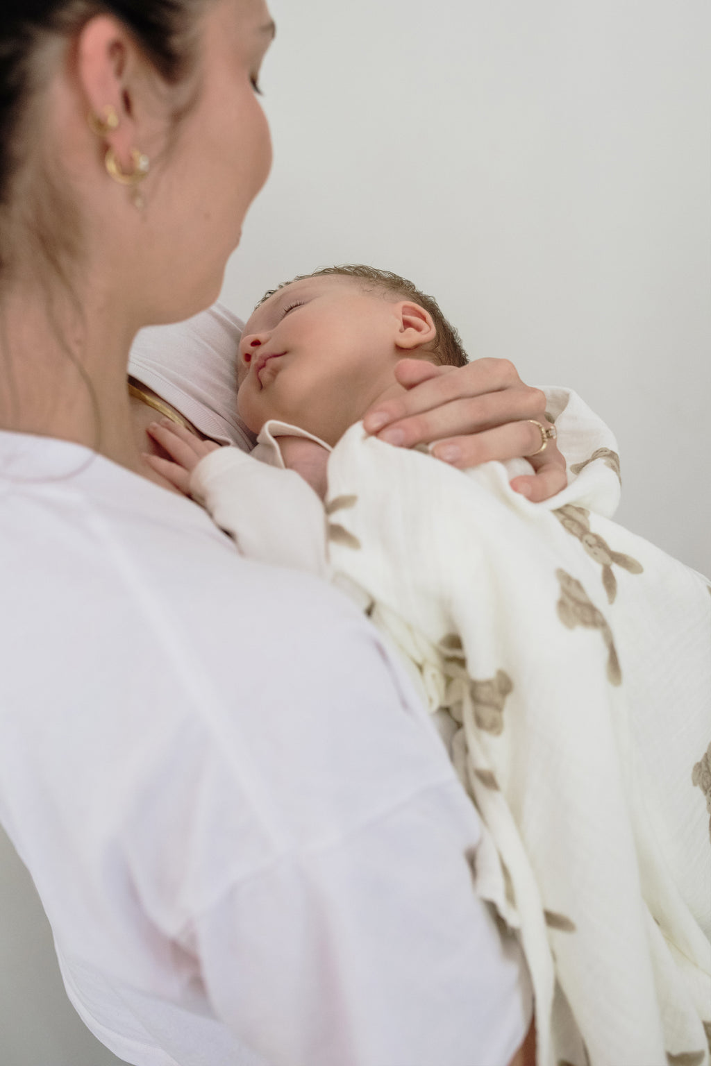 Bonnie Muslin 100% Cotton Swaddle Blanket