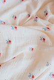 Cherry Muslin Swaddle Blanket