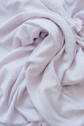 Lilac Muslin Swaddle Blanket