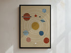 Orbit Framed Canvas