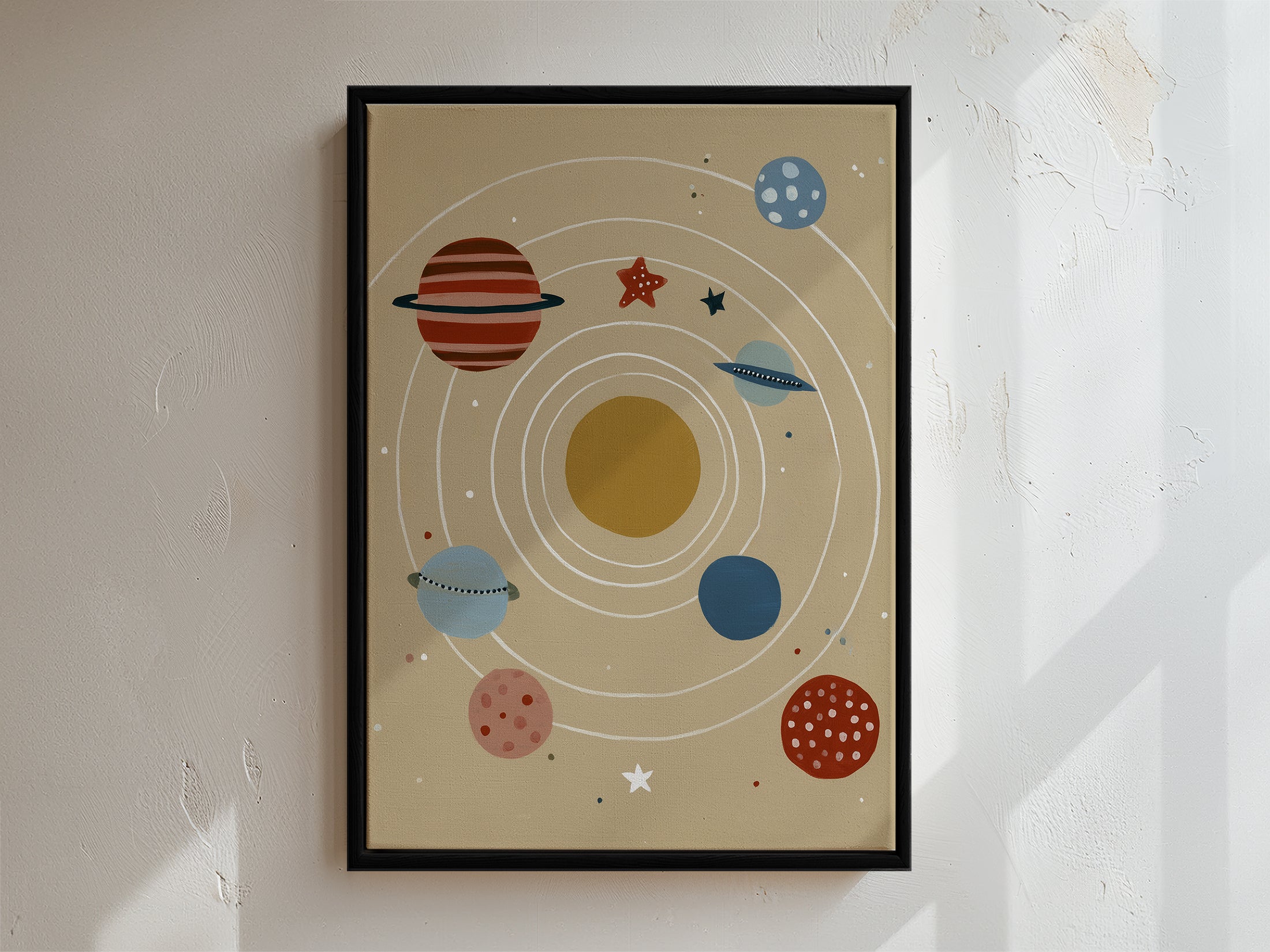 Orbit Framed Canvas