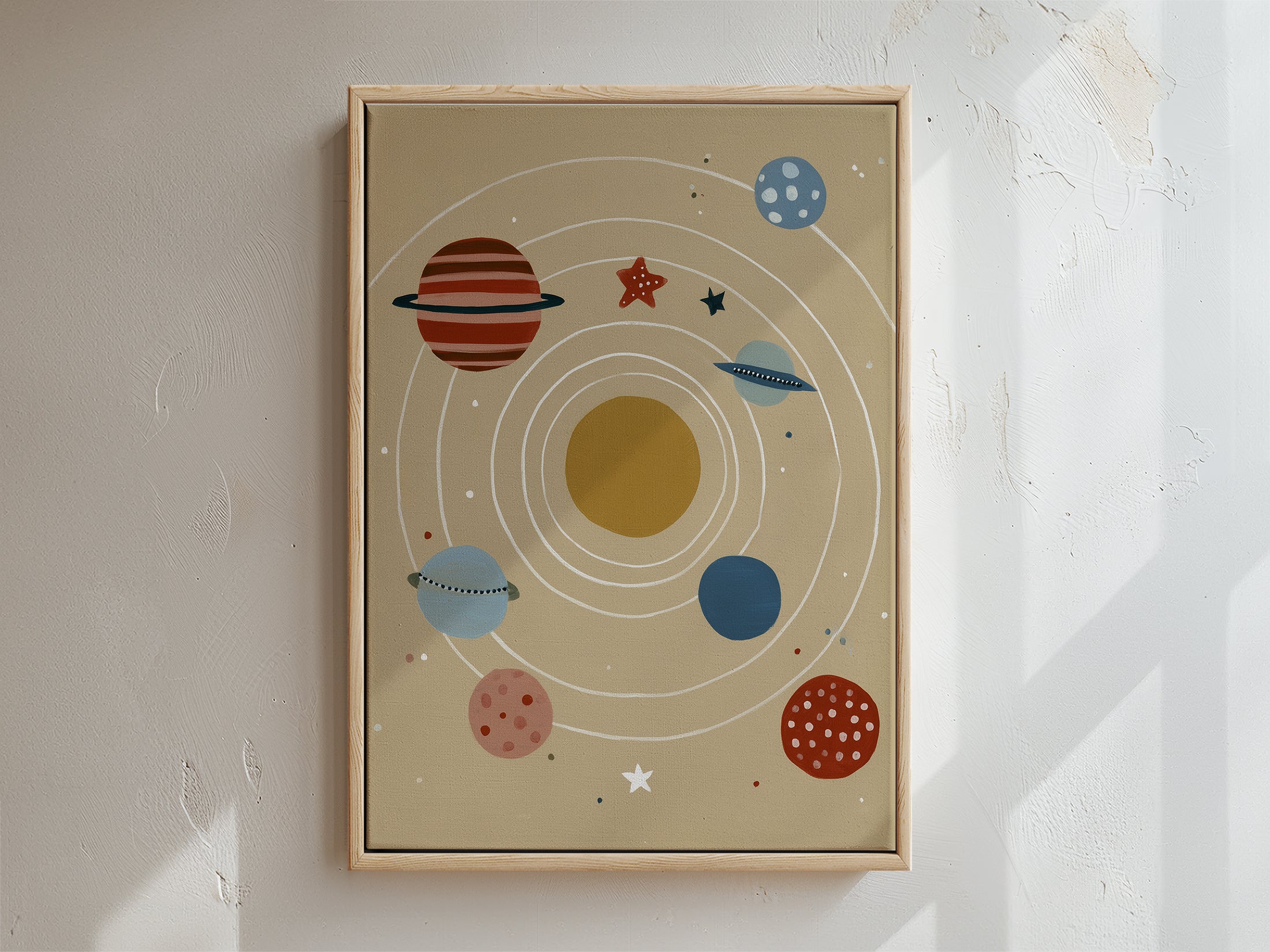 Orbit Framed Canvas