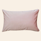 Pink Grid & Spotted Pillowcase
