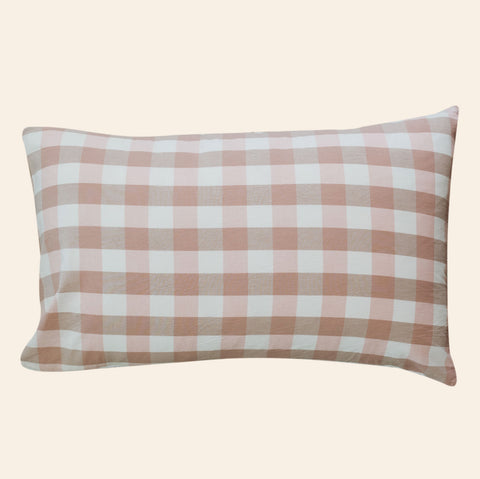 Pretty In Pink Washed Pillowcase