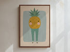 Pineapple Framed Canvas