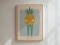 Pineapple Framed Canvas
