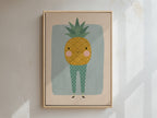 Pineapple Framed Canvas