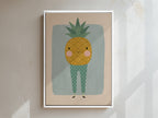 Pineapple Framed Canvas