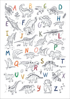 Dino Alphabet Print