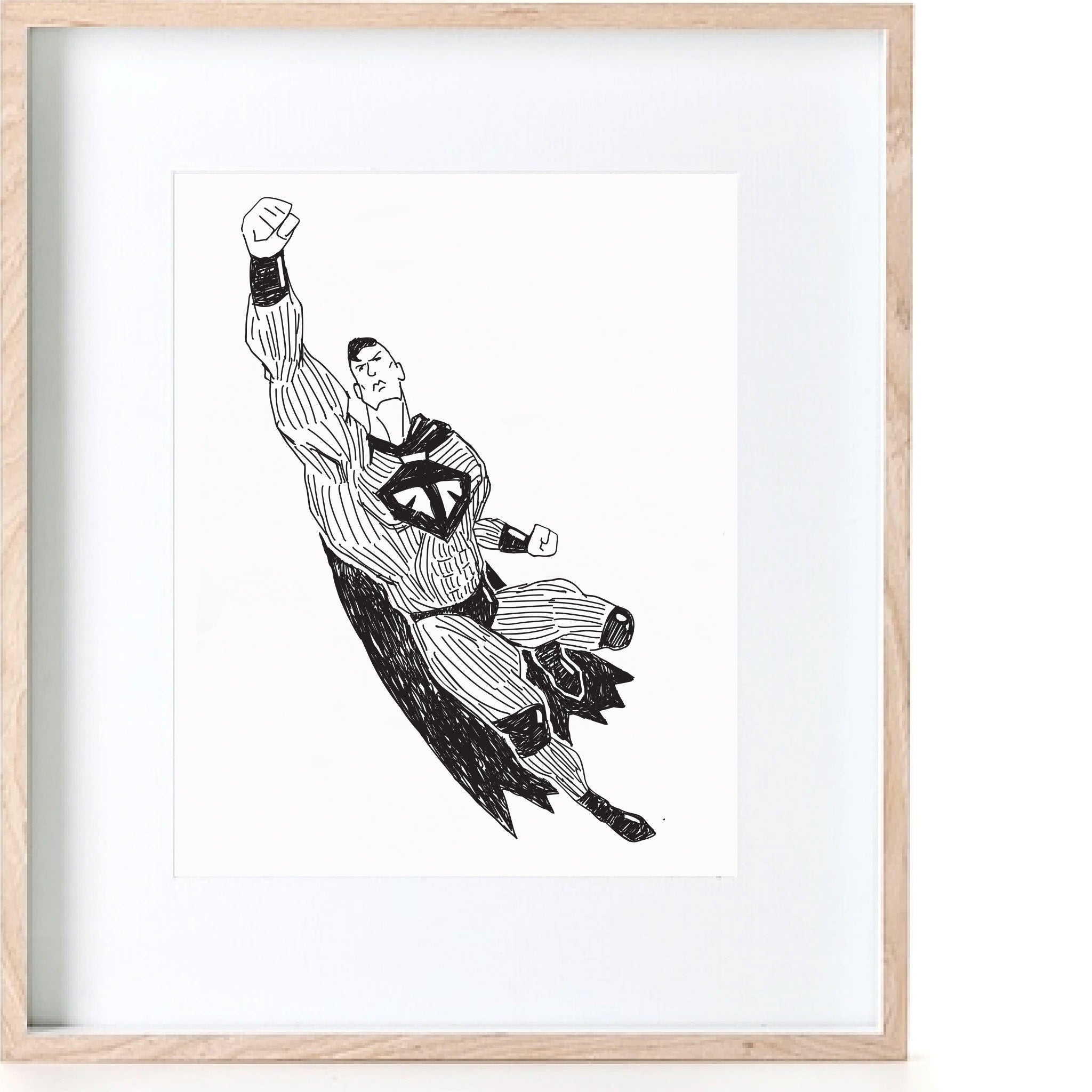 Super Man Print