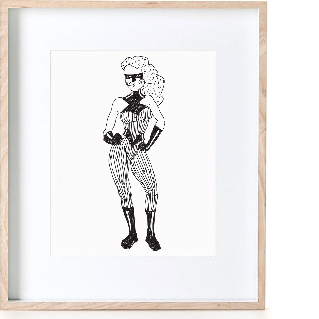 Super Woman Print