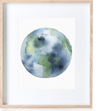 World Watercolour Print