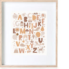 Neutral Alphabet Print