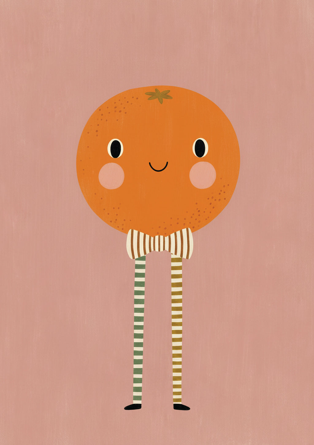 Orange Framed Canvas