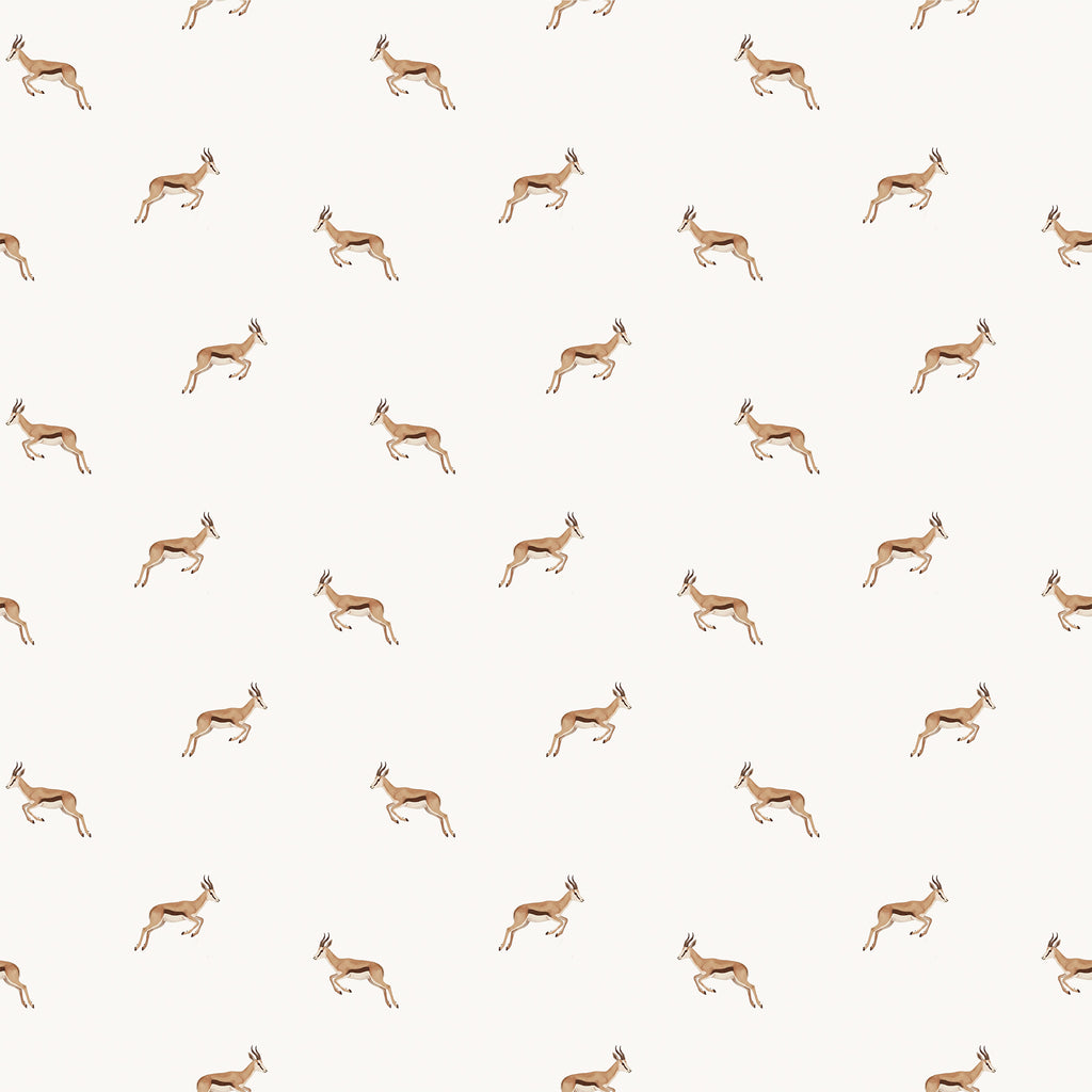 Watercolour Springbok Wallpaper