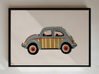 Punch Buggy Framed Canvas