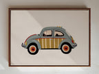 Punch Buggy Framed Canvas