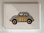 Punch Buggy Framed Canvas