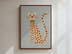 Purr Framed Canvas