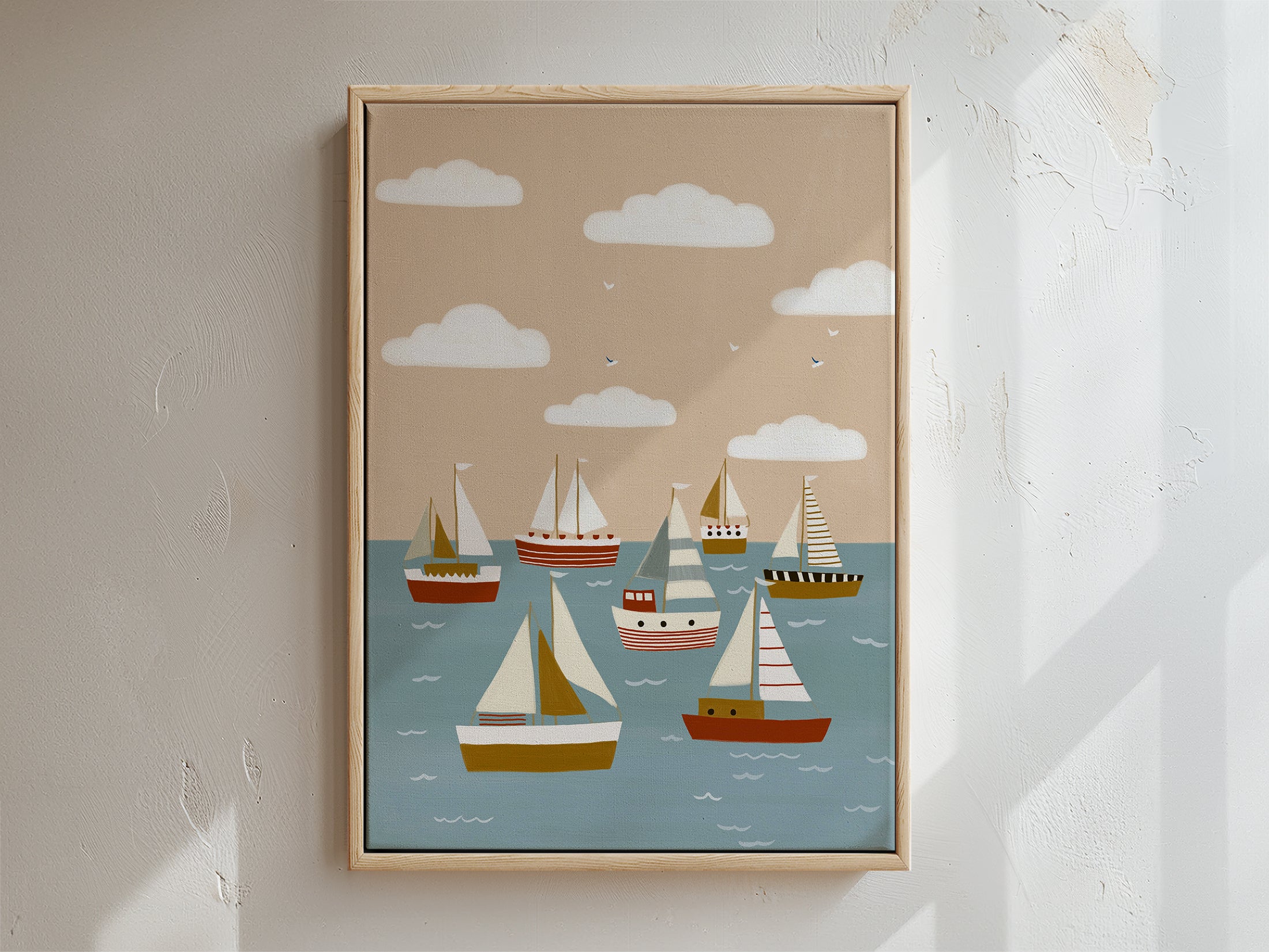 Sail Away Framed Canvas
