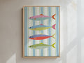 Sardines Framed Canvas