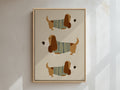 The Long & Short Of It Framed Canvas