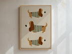 The Long & Short Of It Framed Canvas