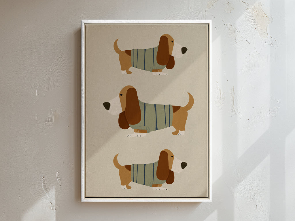 The Long & Short Of It Framed Canvas