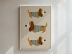The Long & Short Of It Framed Canvas