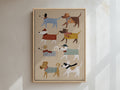 Walkies Framed Canvas