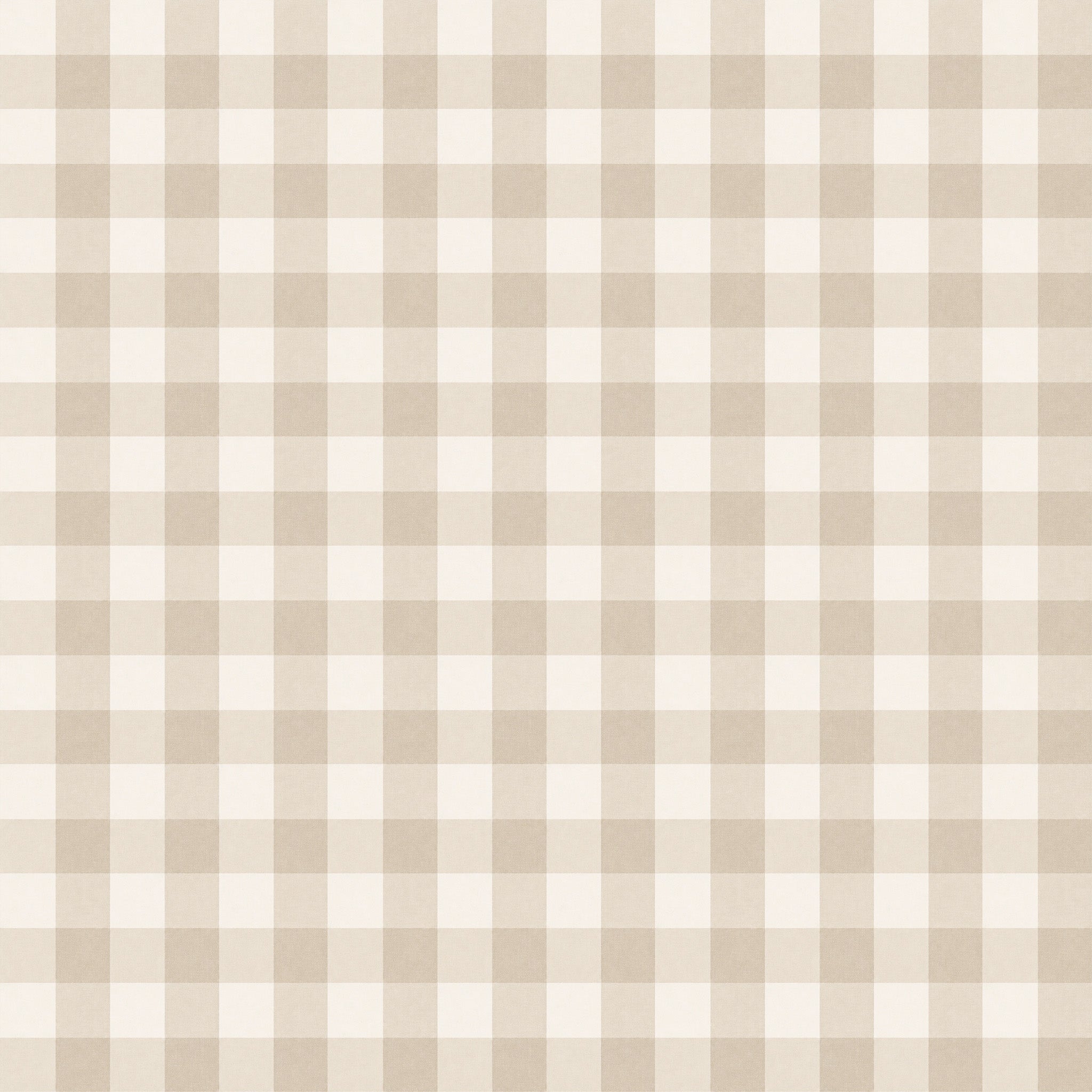 Sand Gingham Wallpaper