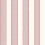 Pink Scalloped Wallpaper
