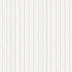 Soft Blue Stripe & Star Wallpaper
