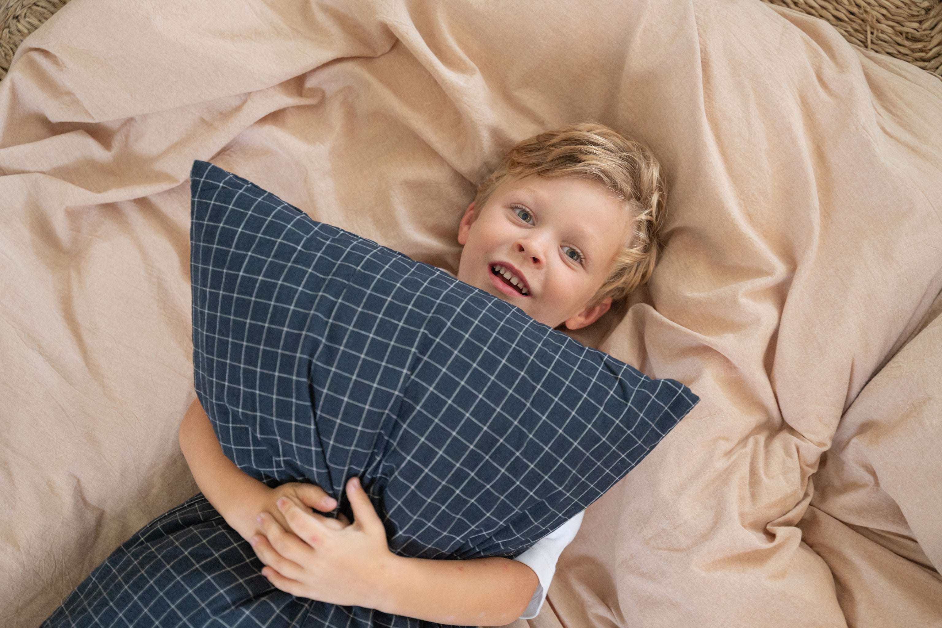 Beige Washed Cotton Duvet