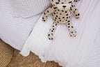 Lilac Gingham Washed Cotton Duvet