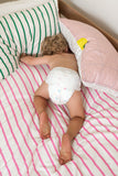 Pink & Green Stripe Duvet