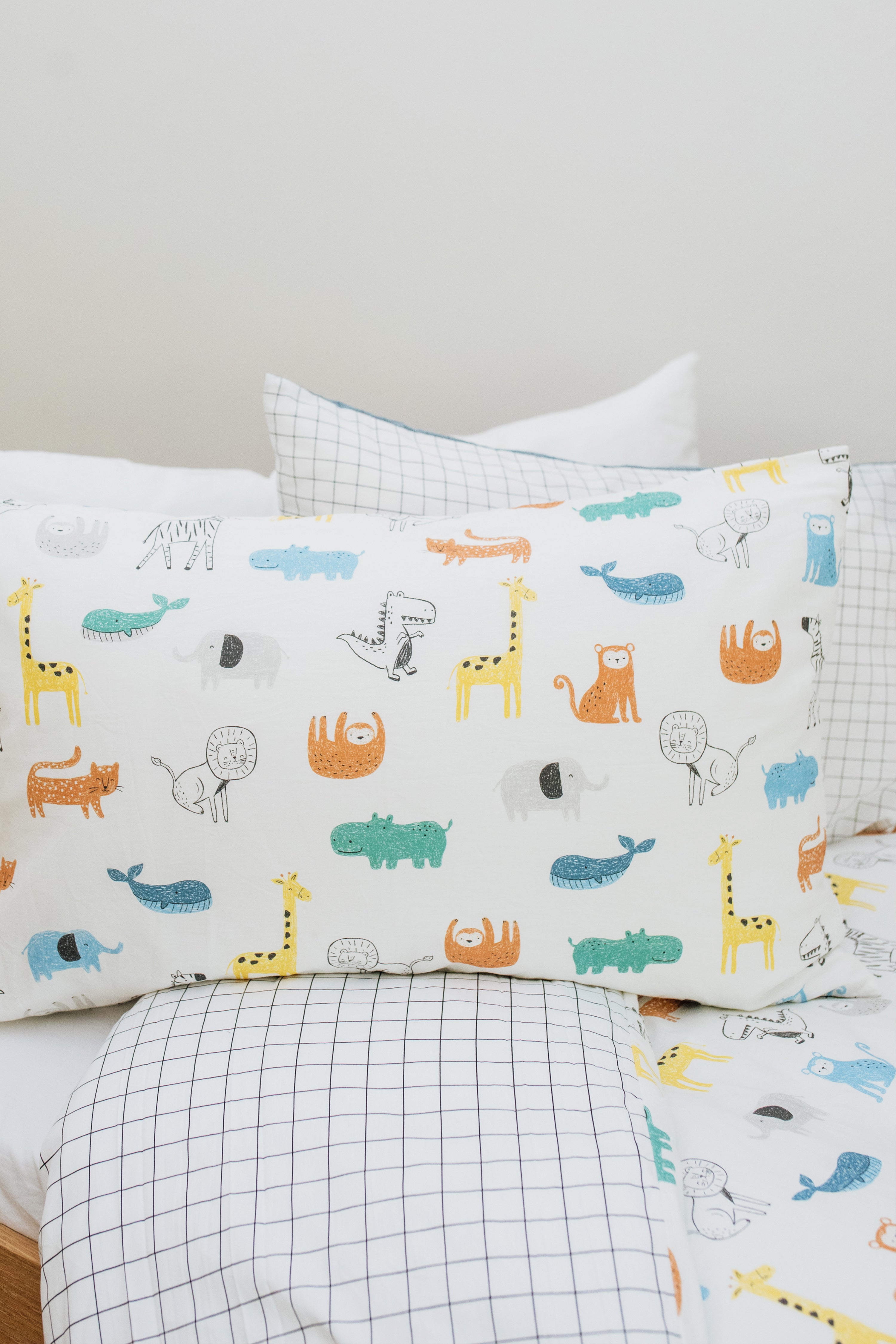 Dino Safari and Grid Duvet