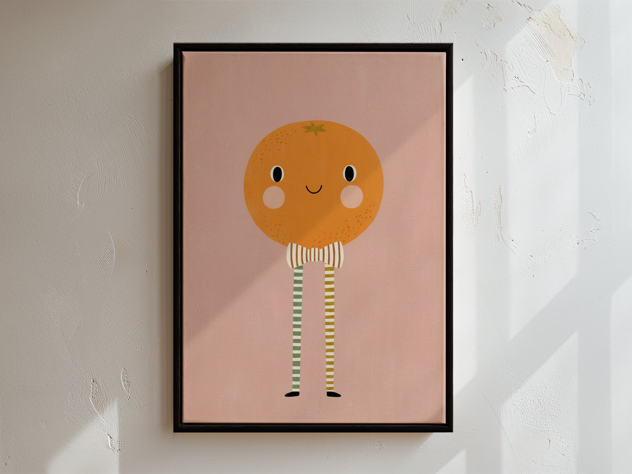 Orange Framed Canvas