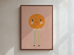 Orange Framed Canvas