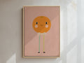 Orange Framed Canvas