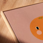 Orange Framed Canvas